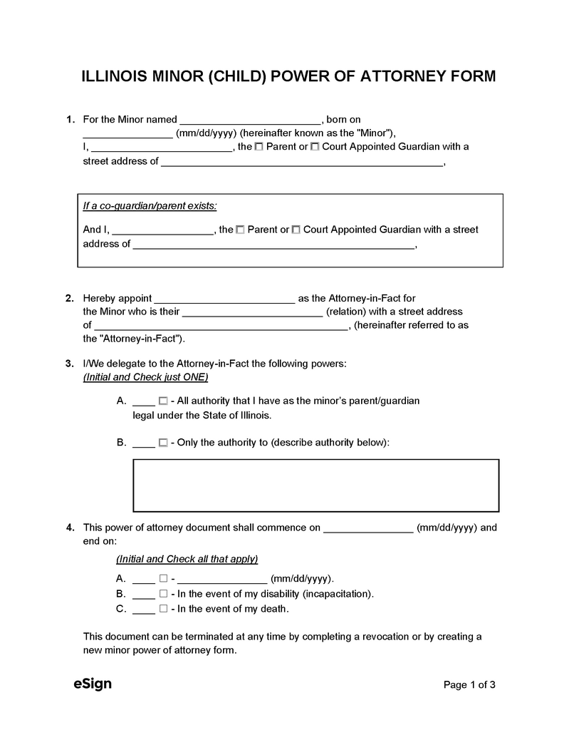 Automobile Power of Attorney in the United States